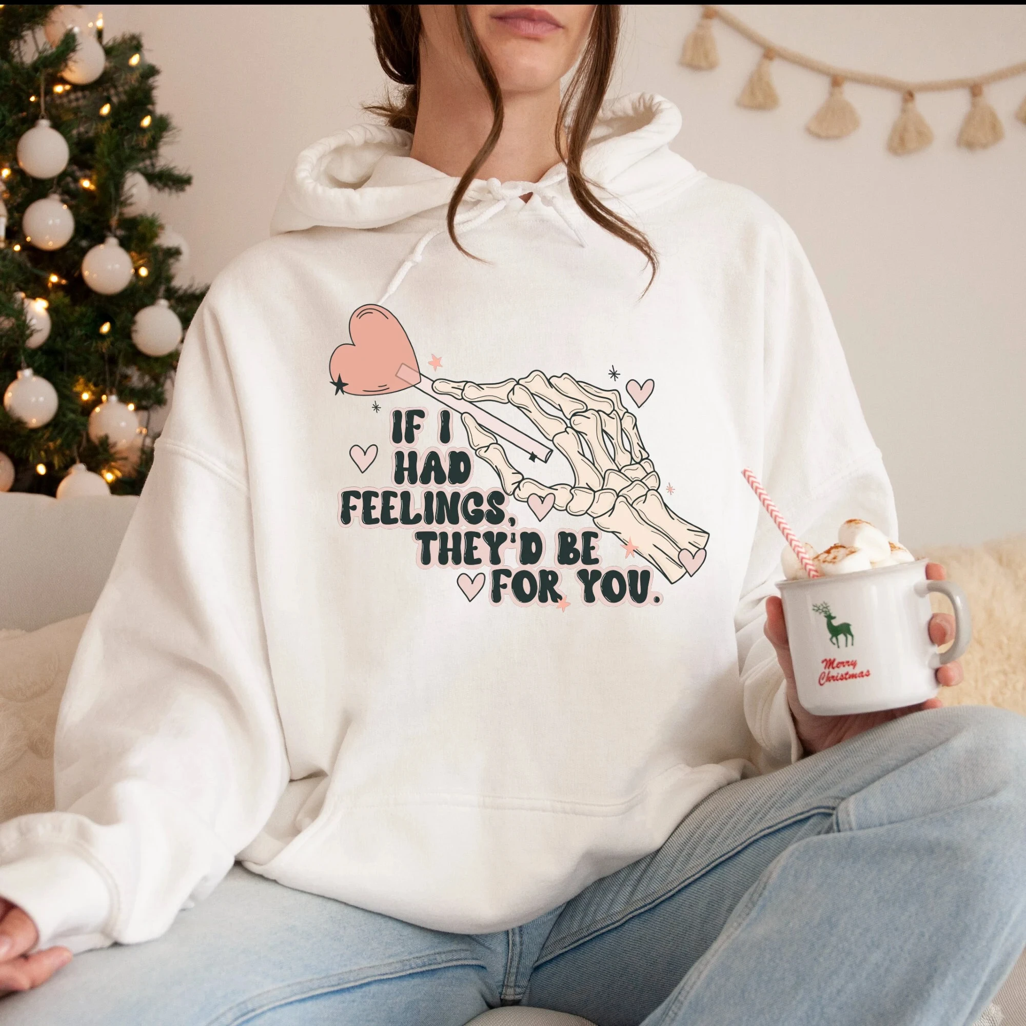 

Толстовка с капюшоном If I Had Feelings They'd Be for You, женская толстовка с длинными рукавами, пуловер, топы, унисекс, осенне-зимняя одежда, уличная одежда