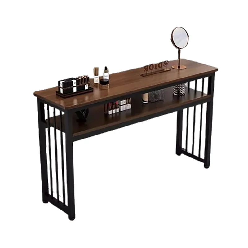 Vintage Elegant Nail Desk Minimalist Nordic Premium Sturdy Nail Desk Durable Practical Table Onglerie Professionnel Furniture