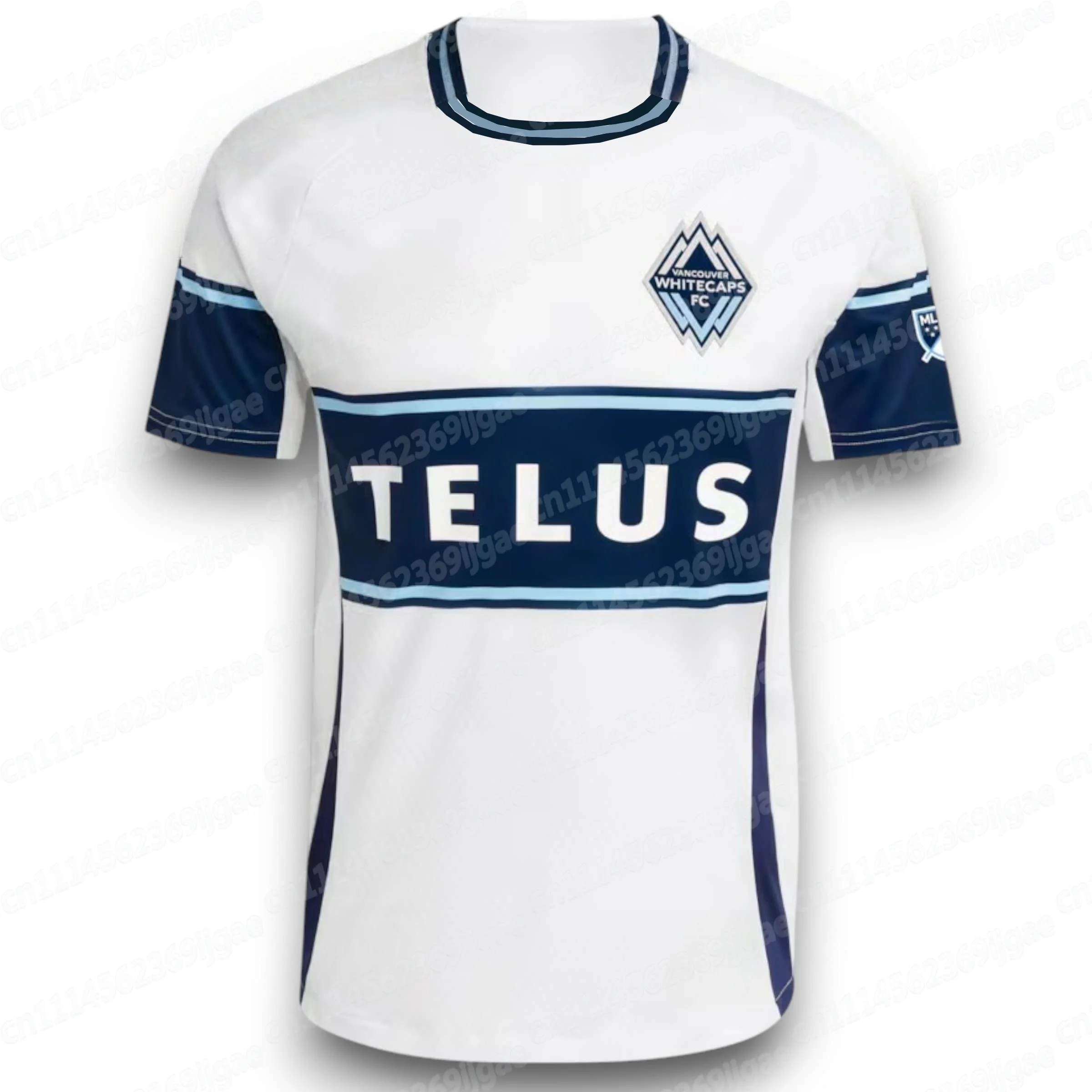 Neu eingetroffen: Vancouver Whitecaps 2025 Fußballtrikot, tägliches Outdoor-Sport-T-Shirt, bequeme, atmungsaktive T-Shirts, 3D-Top, Familienoutfit. – Detail 5