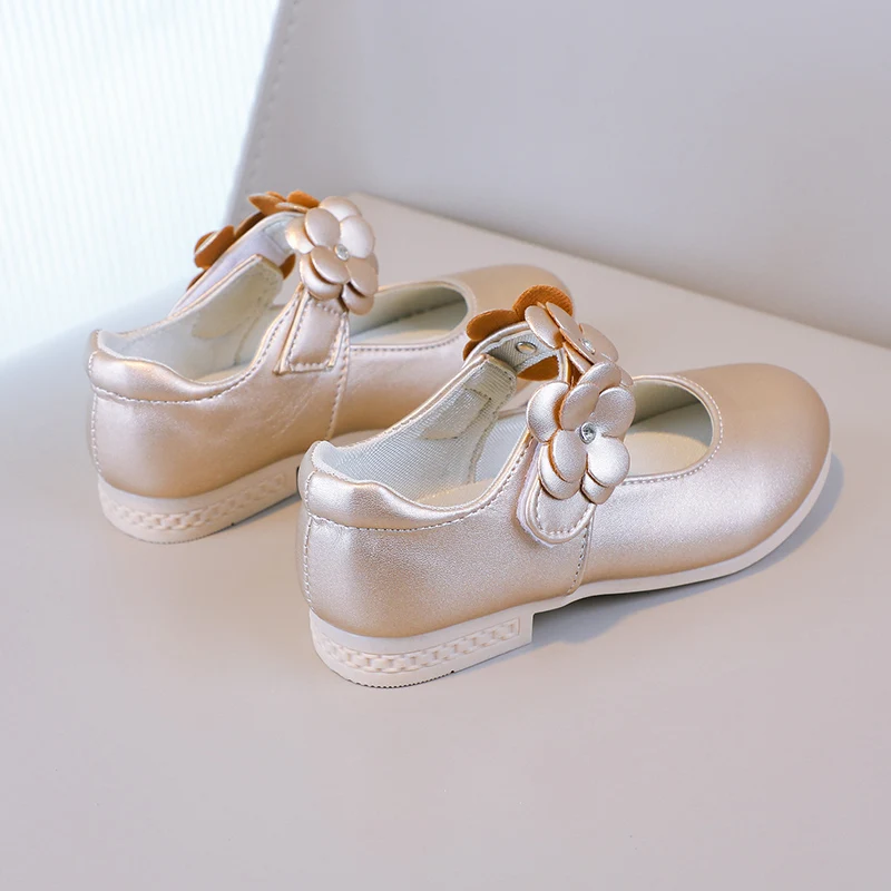 Herbst Mädchen Mary Jane Applikationen niedrigen Absatz schöne Kinder Prinzessin Schuh drei Farben spitzen Zehen atmungsaktiven Kinder Schuh 26-36 – Detail 22