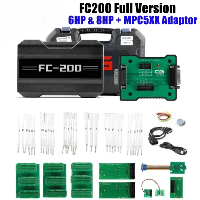 

Программатор ЭБУ CG CGDI FC200 Полная версия с 6HP 8HP/MSV90/N55/N20/B48/B58 и адаптером MPC5XX для EDC16/ME9.0
