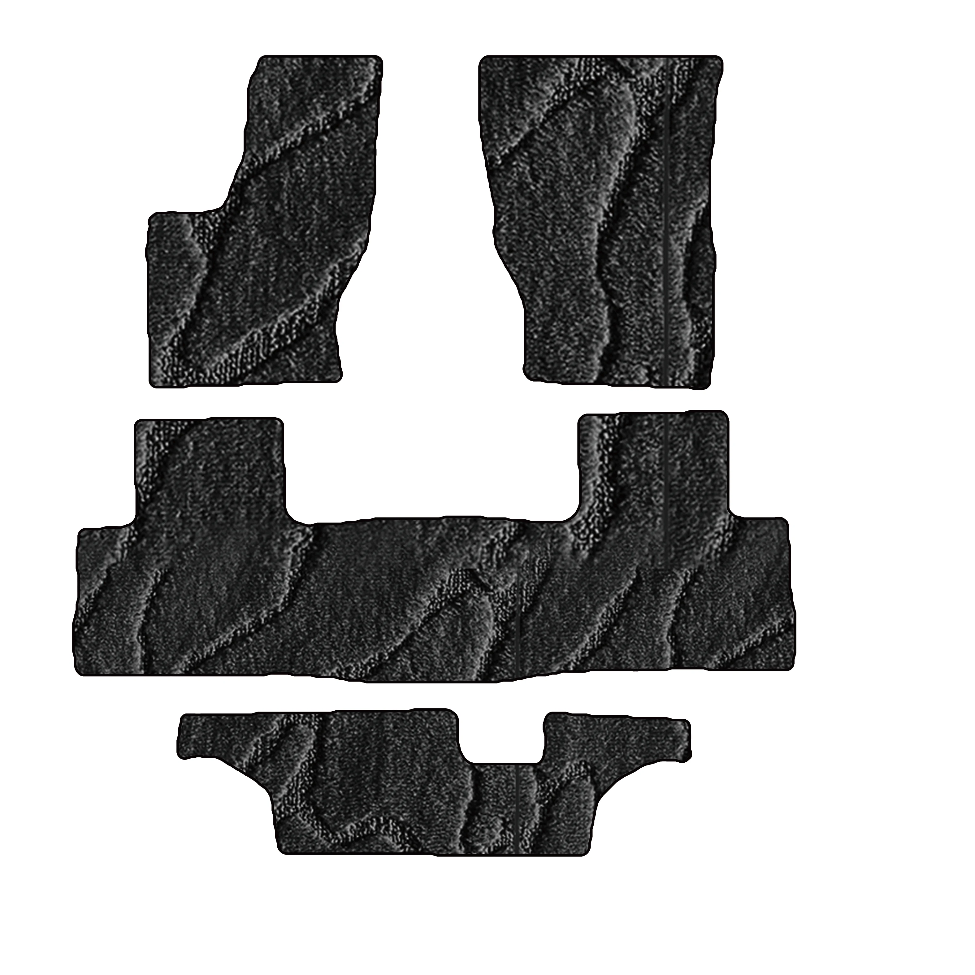 

Car Floor Mats Waterproof Non-Slip Car-Specific Fit Car Mats Full Set For Land rover Discovery sport 2014–2025 L550 7Seat