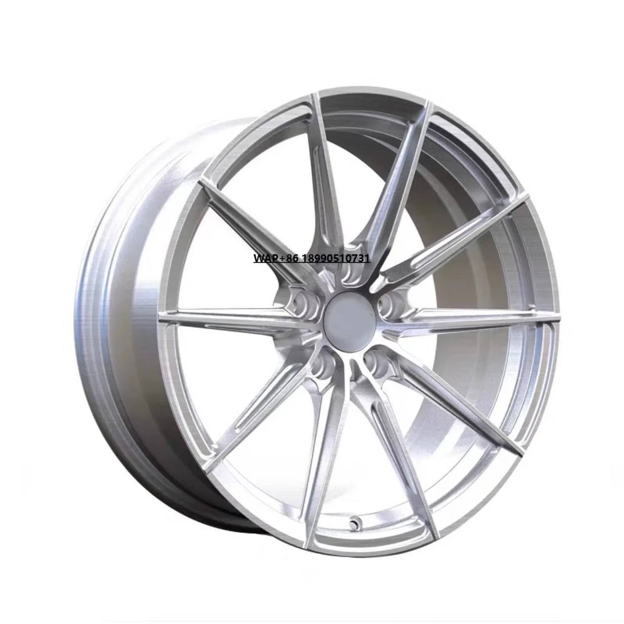 

New Forged Aluminum Chrome Finish Wheels-30mm/25mm/40mm ET 5-Year Warranty for Mercedes SE-Class Evoque & More (Multi Spoke)