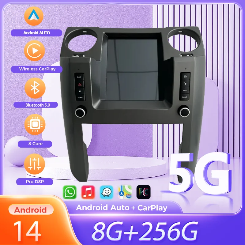 

Android 14 For Land Rover Discovery 3 L320 LR3 L319 2004-2007 CARPLAY Radio Car Multimedia Player Stereo GPS Navig