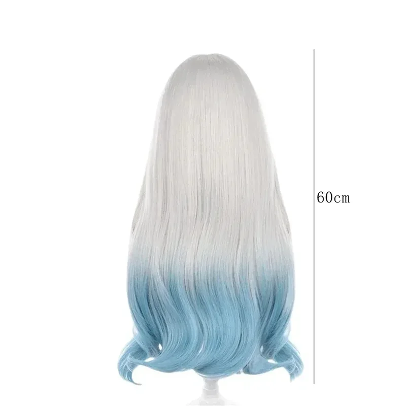 

Honkai Star Rail Синтетические волосы Светлячок Косплей Парики Длинные волнистые аниме Хэллоуин Карнавальный реквизит,5;d'2.y;8'