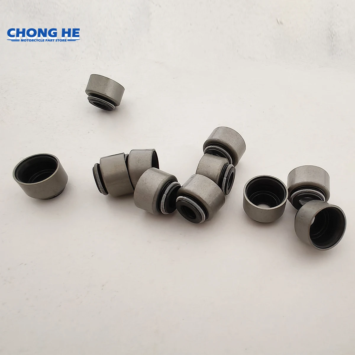6mm Engine Intake Exhaust Valve Oil Seal for Yamaha TW200 TW225 XT225 for Linhai 260 300 for EcoPower 260 AG200 200 260 300 520