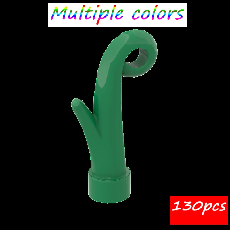 MOC 130PCS 15279Plant Grass Stem Building Blocks Kit Botanical Garden Decoration Bricks Particle Toy For Children Birthday Gifts