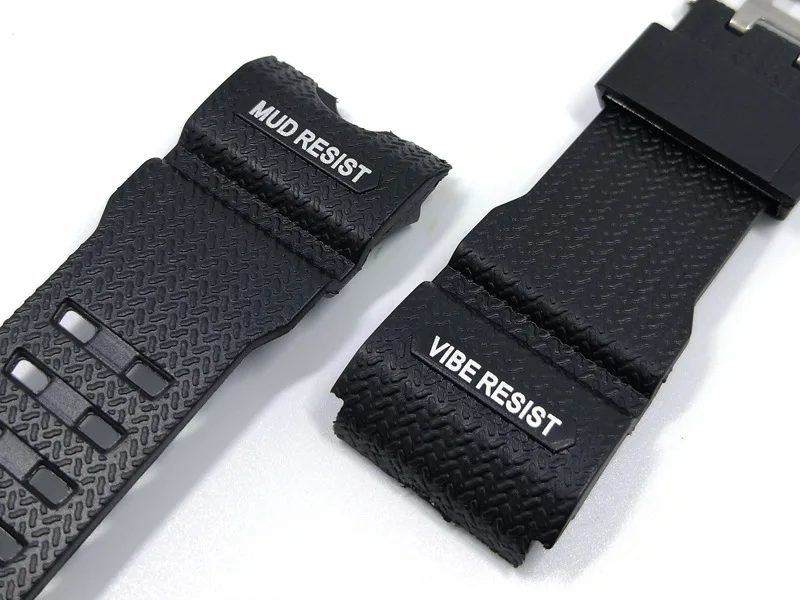 PU Silicone Rubber Watch Band Strap For Casio G Shock GWG-1000GB watchband Replacement Black Waterproof belt watch Accessories