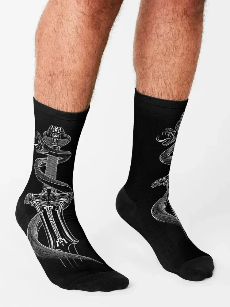 Conan Sword with Snake Socks Sports Stockings man Hiking boots happy Boy Child Socks Women's