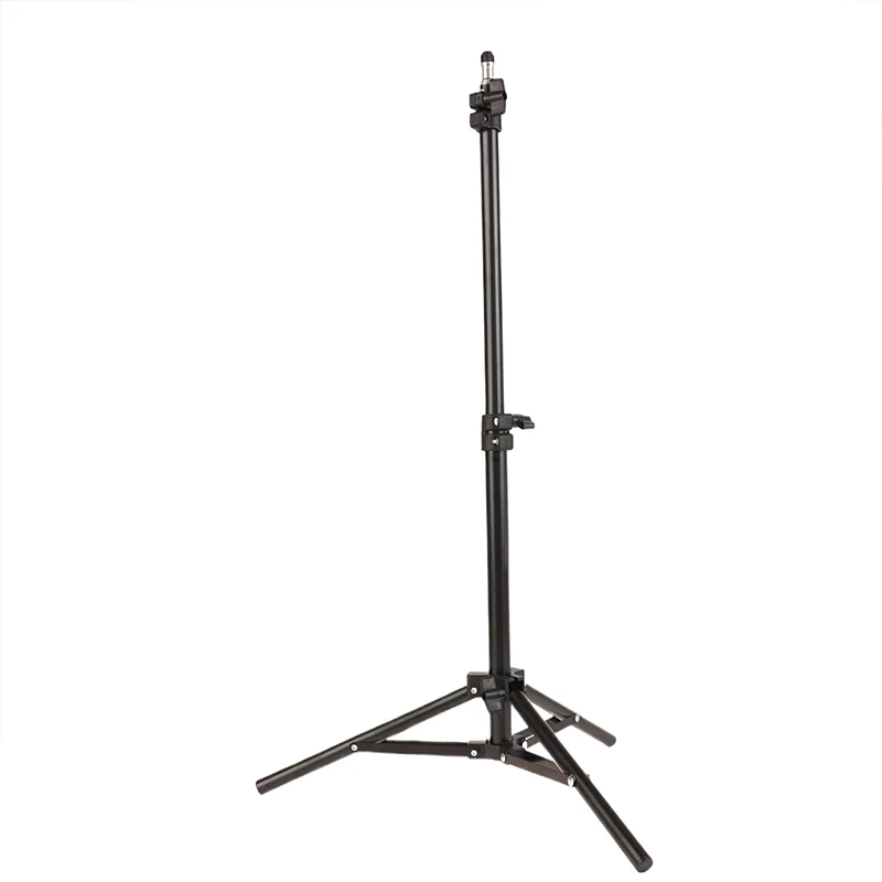 Universal Photo Light Tripod Stands Retractable Photo Light Stands Aluminum Portable Stands Adjustable Height For Photo Lights