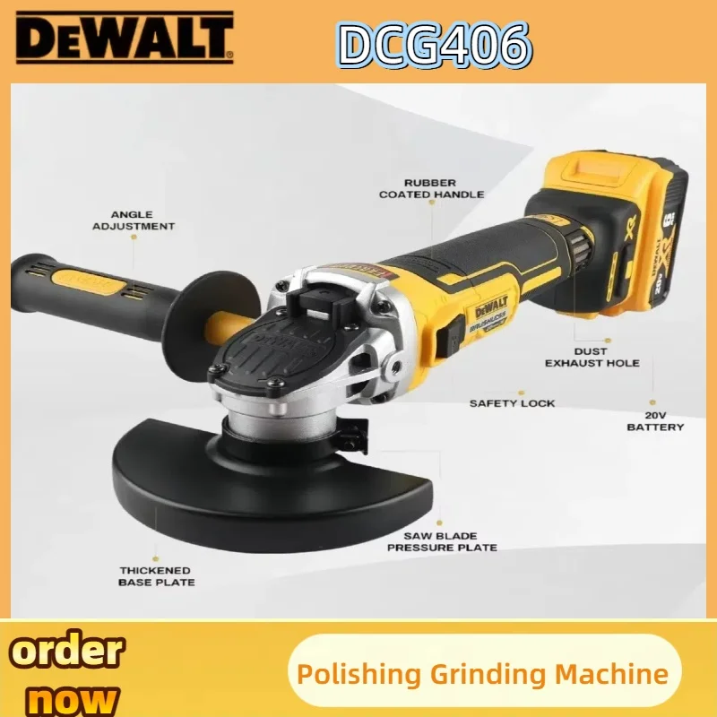 Dewalt rebarbadora sem fio 125mm e 3 Polegada mini máquina de polimento ferramentas elétricas de corte