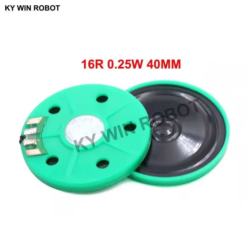 2pcs/lot New Ultra-thin speaker Phone horn Toy-car horn 16 ohms 0.25 watt 0.25W 16R speaker Diameter 40MM 4CM thickness 4MM