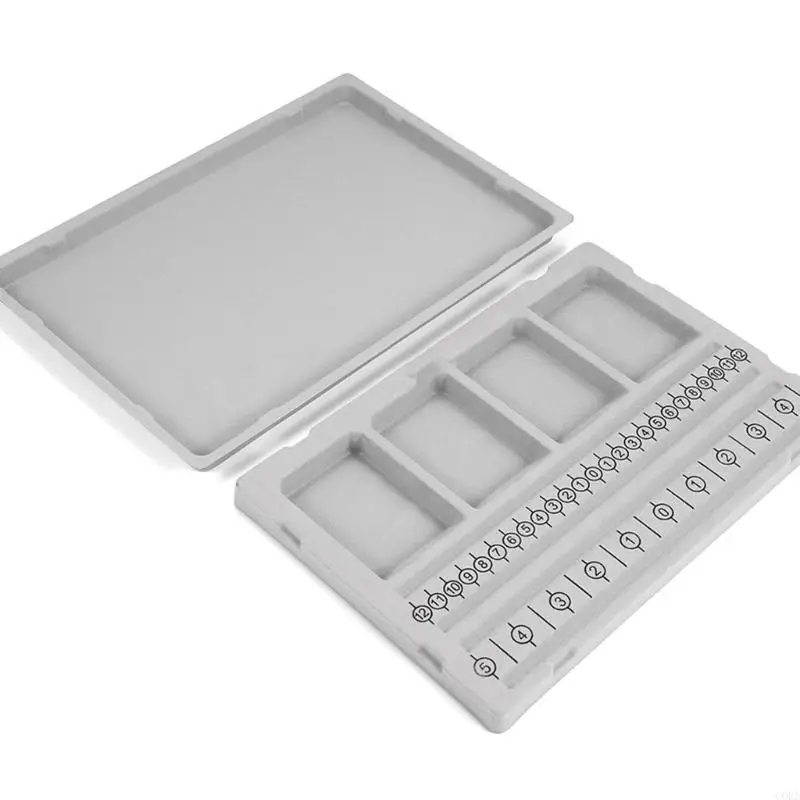 CORD Multi Functional Plastic Beading Tray For Necklace Bracelet Creation Ergonomic Craft Tool With Sliding Channels