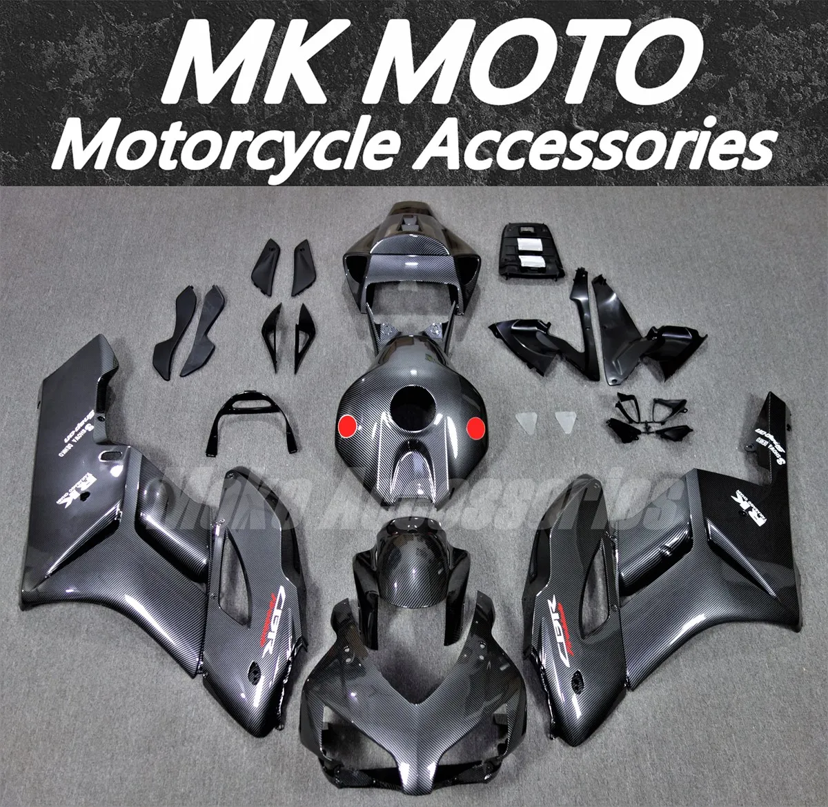 

Moke moto Motorcycle Fairings Kit Fit For Cbr1000rr 2004-2005 Bodywork Set High Quality ABS Injection New Imitation carbon fibe
