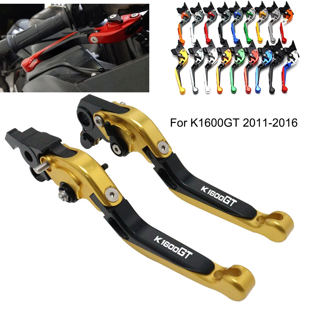 

Motorcycle Extended Brake Clutch Levers CNC Folding Handle Levers For BMW K1600GT K1600 GT 2011 2012 2013 2014 2015 2016