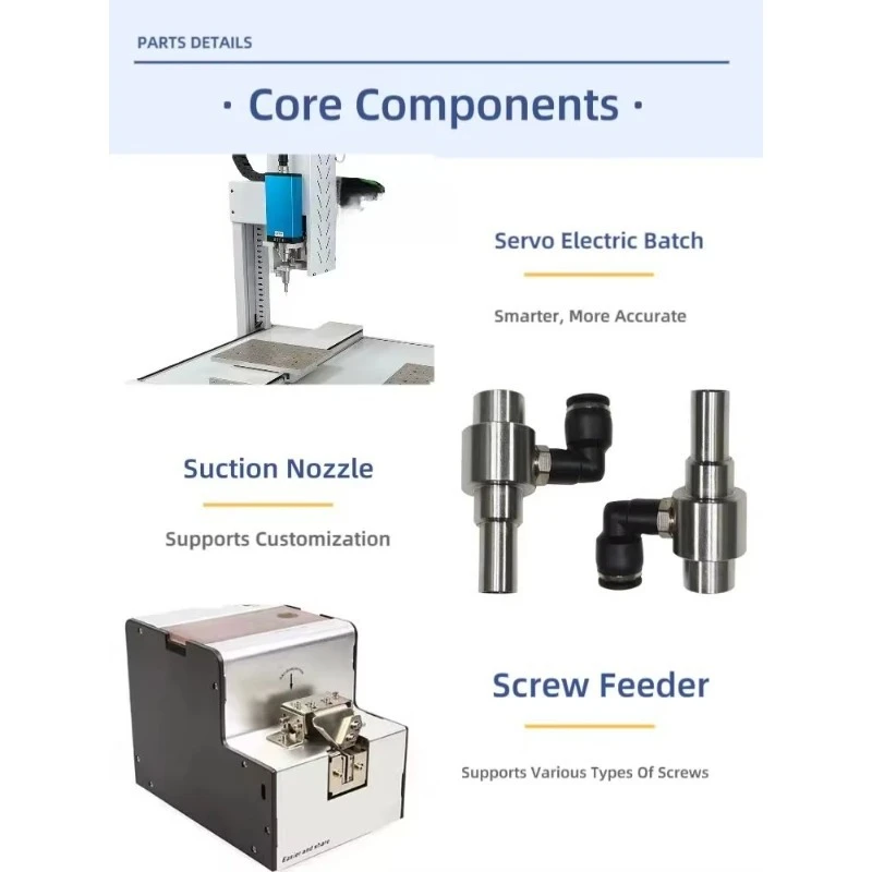Servo Batch Dual Station Locking Screw Driver Tightening Machine High Efficiency Automatic Locking Screw Machine