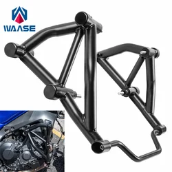 WAASE Motorcycle Engine Guards Bumper Crash Bar Falling Protector For Yamaha MT-09 MT09 SP 2021 2022 2023