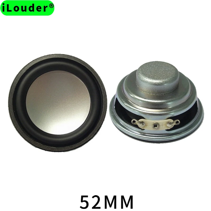 2 Inch 3W 8 Ohm IPX 4 Waterproof Full Range Horn Speaker 52mm Circular 3W 4 Ohm Neodymium Paper Cone Rubber Edge Speaker