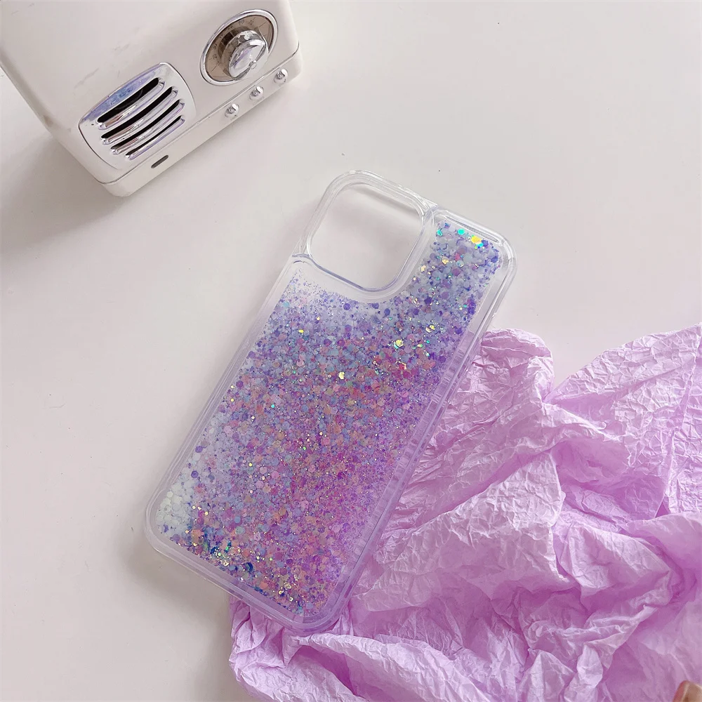 17 Case Leuchtende Glitzer-Flüssig-Bling-Hülle für iPhone Air 16 Plus 15 14 Pro Max 12 11 13 Leuchtet im Dunkeln Quicksand Capa Funda – Detail 8