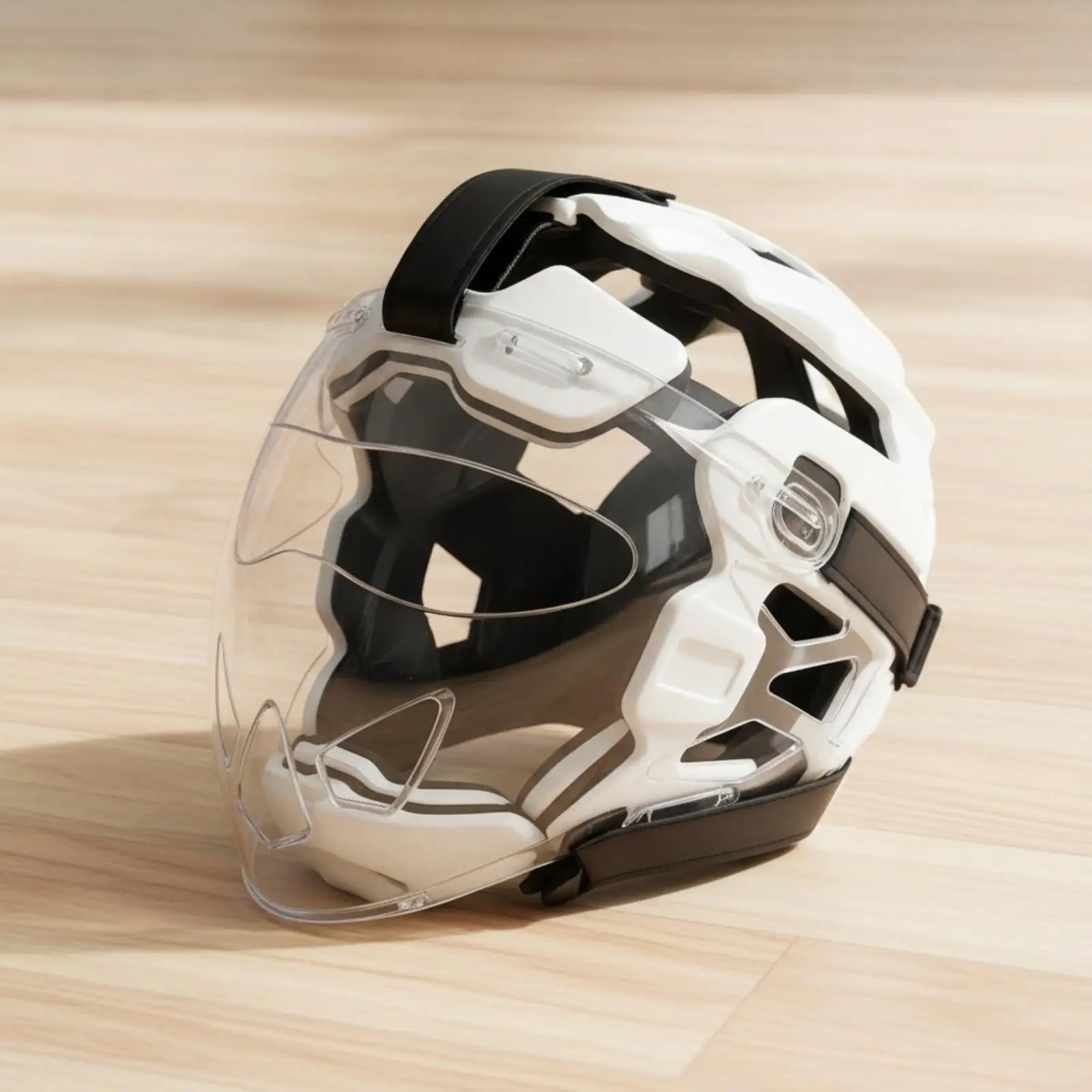 Combat Arts Helmet with Face Visor Adjustable for Sparring, Athletes
