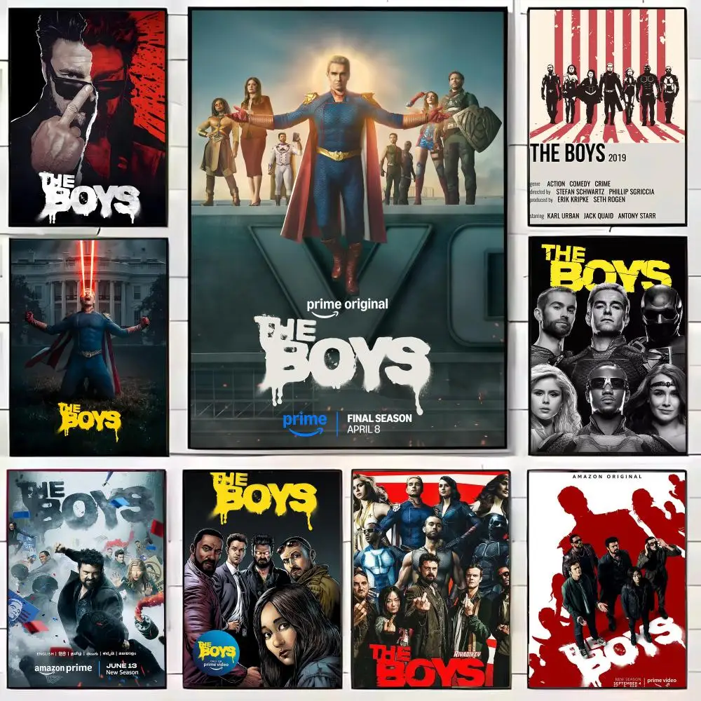 T-The Boys Poster High-definition Poster Decorative Wall Art for Living Rooms, Bedrooms, Bars & Cafés, Stylish Home Décor Gift