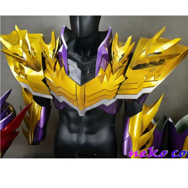 nekocos Rider saber Rider Calibur Jaou Dragon bodysuit jumpsuit with gloves  Cosplay costume