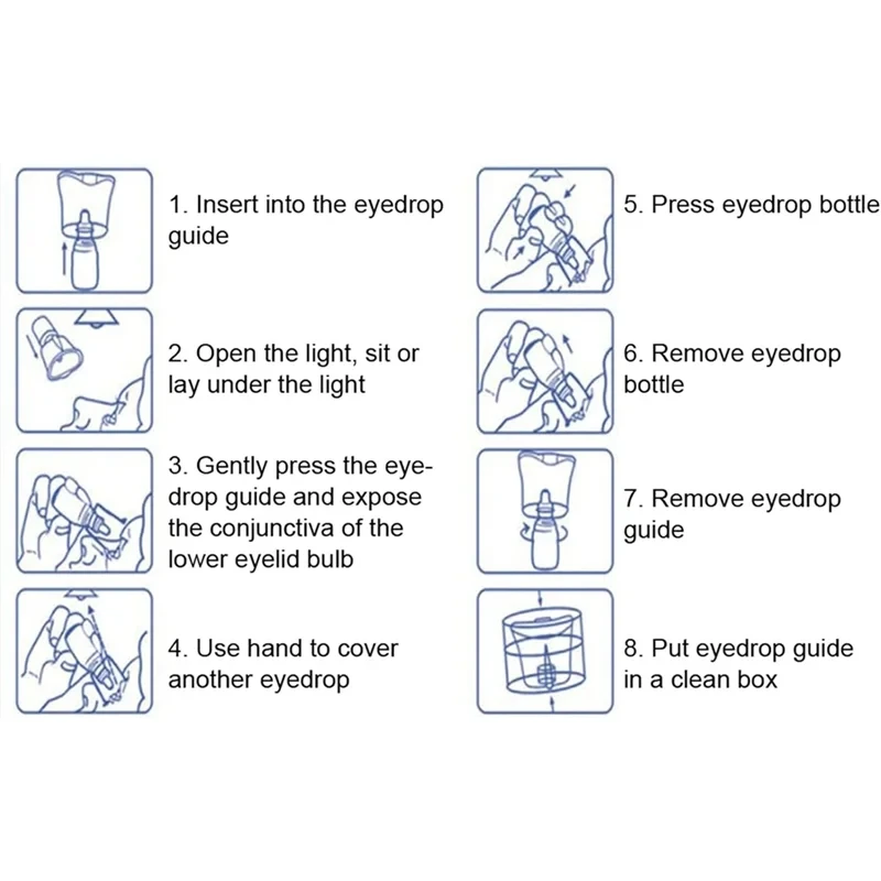 Pomocnik do kropli do oczu, aplikator do kropli, automatyczny aplikator do kropli dla seniorów, uchwyt na aplikator, pomocnik do kropli do oczu