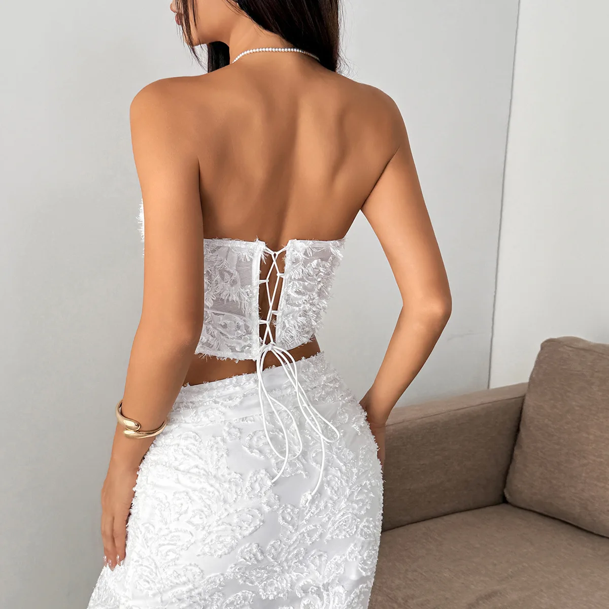 2026New مثير شبه شفافة الصدرية شبكة رفع Bralet المرأة صديرية دائرية مشد بوستير سترة نادي حفلة المحاصيل ملابس داخلية أنيقة #4