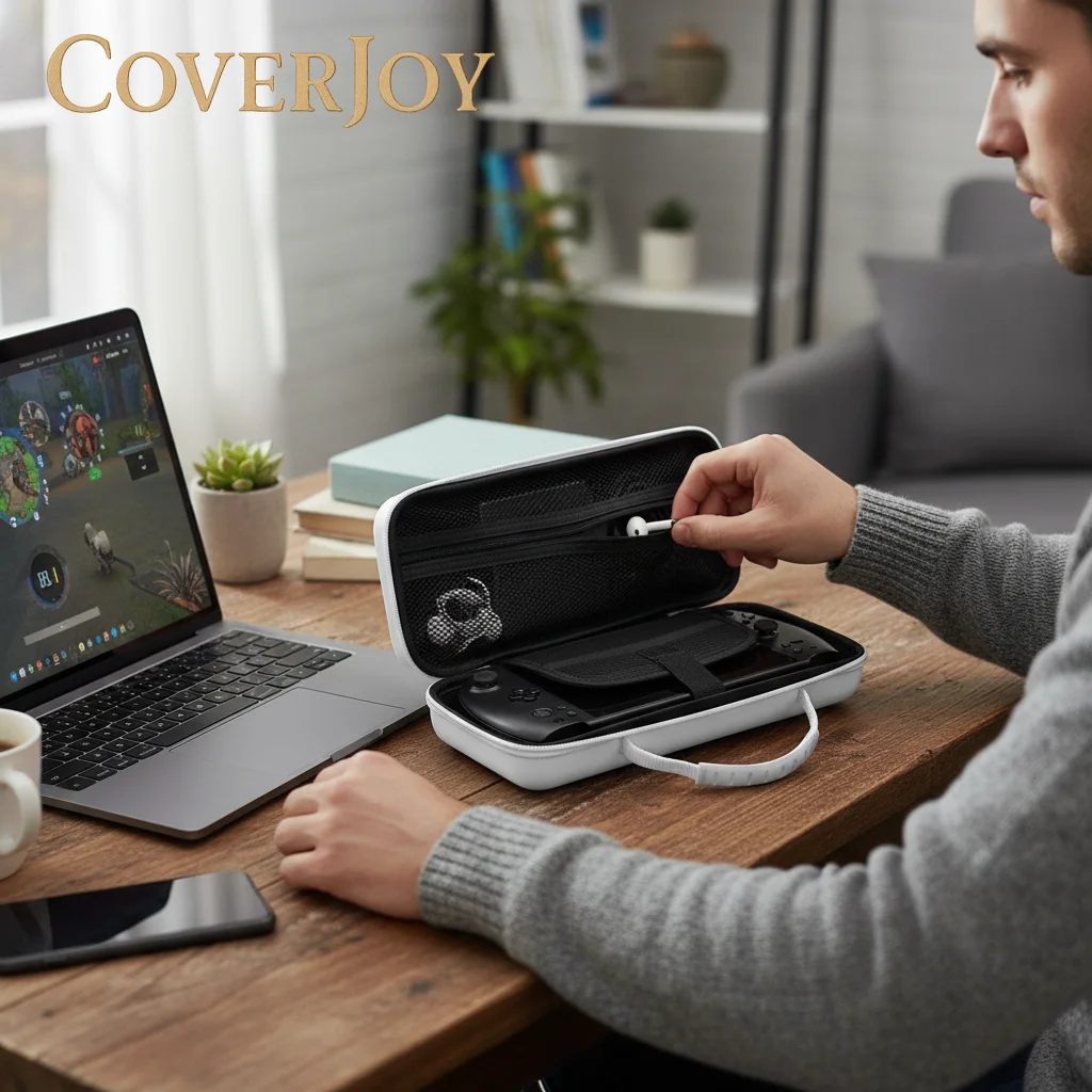 

Дорожный чехол CoverJoy для портативной консоли GPD Win 5, жесткий защитный чехол из ЭВА, портативная сумка для хранения