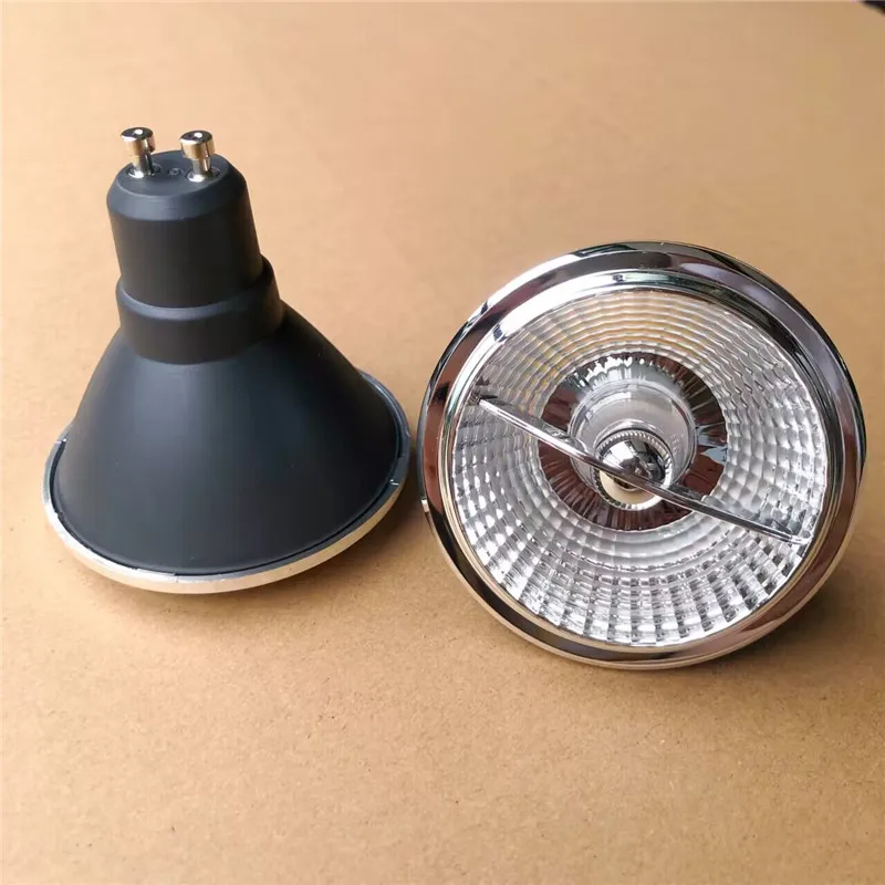 

1pcs /Lot Black White Body Plastic-Clad Aluminum Spotlight AR70 Diameter 70mm Lamp Cup 10W GU10 Light Dimmable AC220V-240V