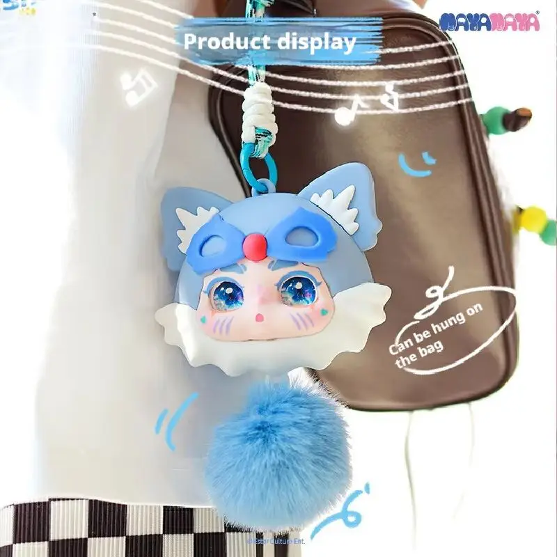 

Kimmon Silicone Earphone Bag Series Blind Box Anime Figure Collection Cartoon Desk Decor Toy Cute Mystery Box Surprise Gifts