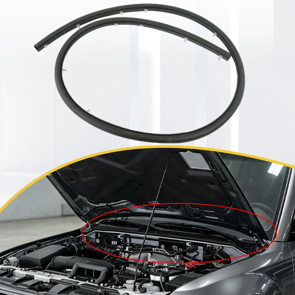 Car Hood Rubber Seal Bonnet Strip for Mitsubishi Pajero IV V80/V90 Series 2007-2021 Engine Covers Seals Trim 5902A017 5902A054