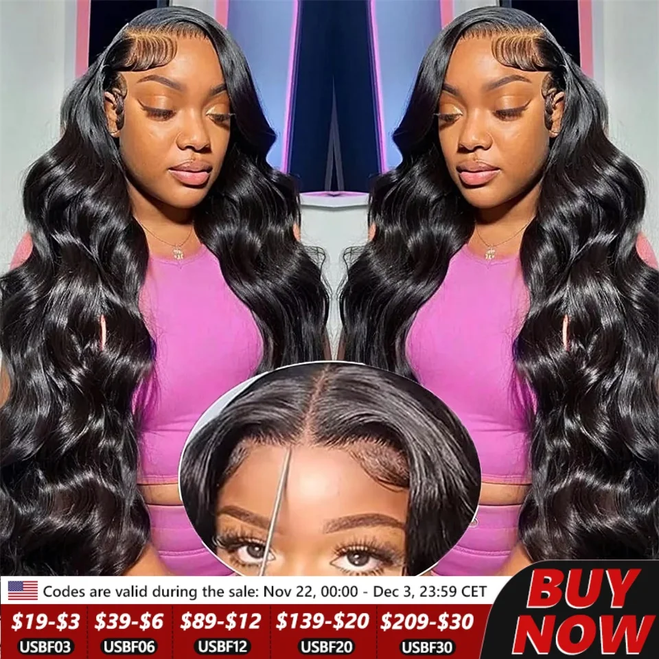 Body Wave Wear And Go 100% Glueless Human Hair Wig Pre Plucked Ready To Wear For Women 180% Hd Lace Front Wigs On clearance Sale