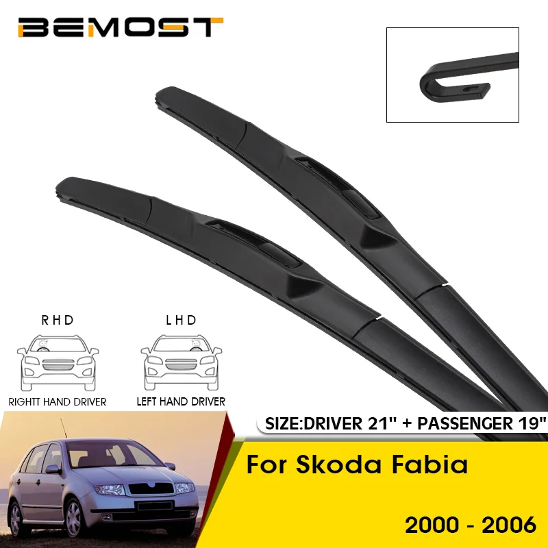 Car Wiper Blades For Skoda Fabia 2000-2006 Windshield Windscreen Front Window Blades 21