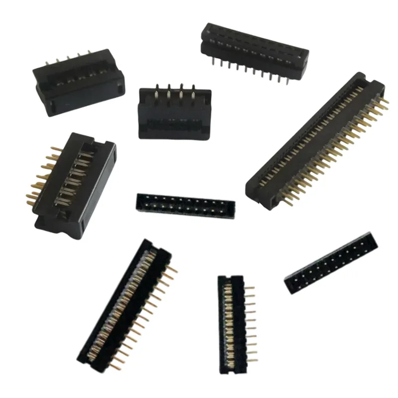10PCS 2.54mm DC4 FD Crimping Line Connector Weld Board Type Male Featuring Needle Plug Cable Socket 6P8P10P12P14P16P20P26P30P