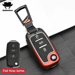 New Zinc Alloy Car Key Cover for Volkswagen VW Bora Polo Tiguan Jetta Passat B5 B6 B7 Golf Beetle for Skoda GTI SCIROCCO GTI R