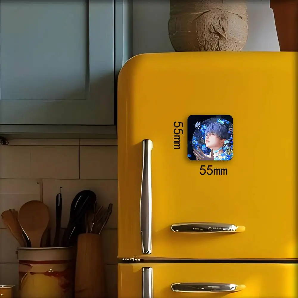 جديد الحب والمساحة العميقة تشى يو صور مغناطيس الثلاجة تخصيص الثلاجة عطلة ديكور للأصدقاء هدية جودة الطباعة نابضة بالحياة #4