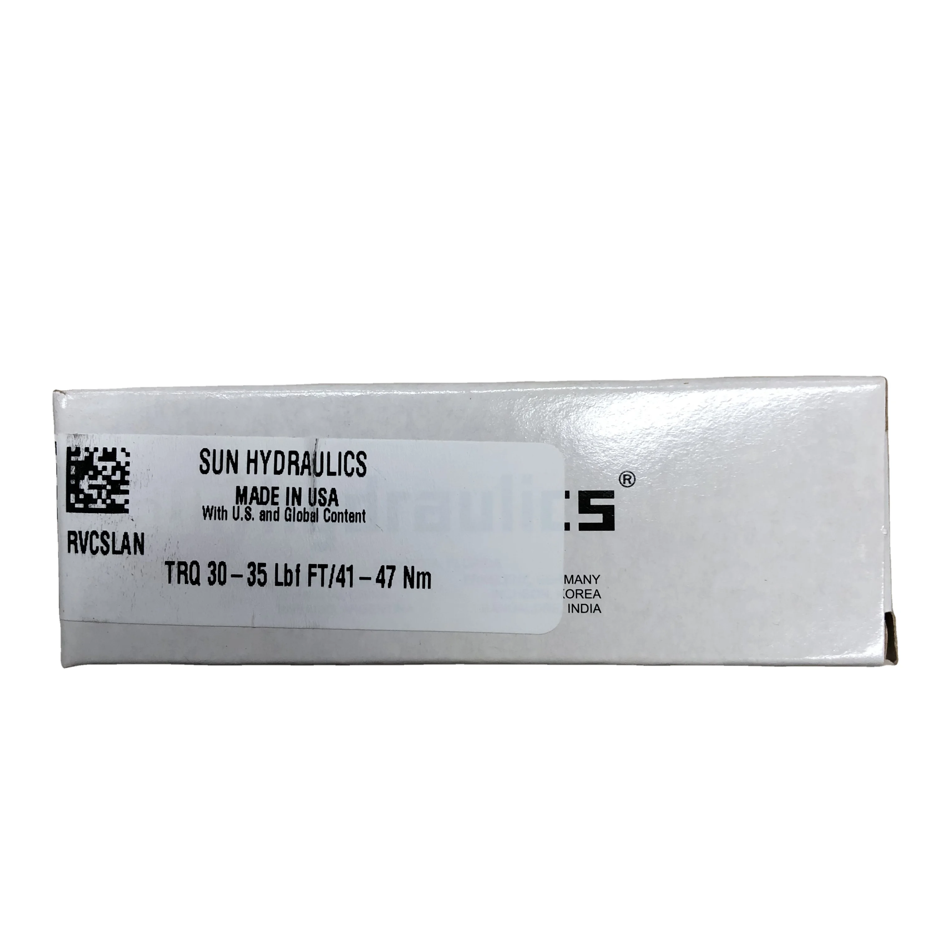 RVCS-LAN RVCSLAN RVCS LAN SUN HYDRAULICS Origin Cartridge Valve Ventable, Pilot-operated, Balanced Poppet Relief Valve Insert