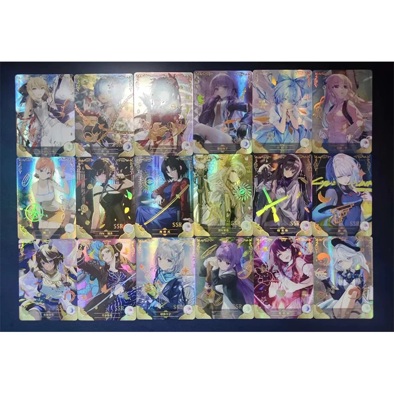 Anime Goddess Story Nakano Miku Rem Yor Forger Tohsaka Rin Kamado Nezuko Mitsuri 2M12 Full Set Collection Card Toy Birthday Gift