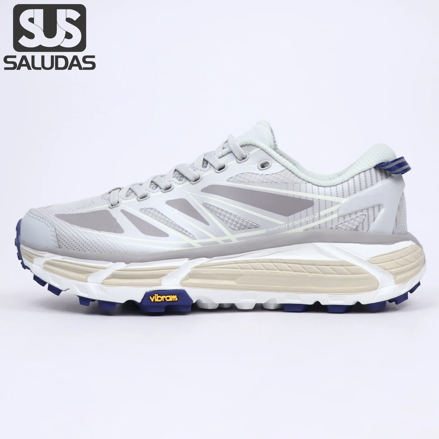 SALUDAS Original Trail Running Shoes Men and Women Casual Walking Sneakers Outdoor Thick Sole Cushioning Road Jogging Shoes