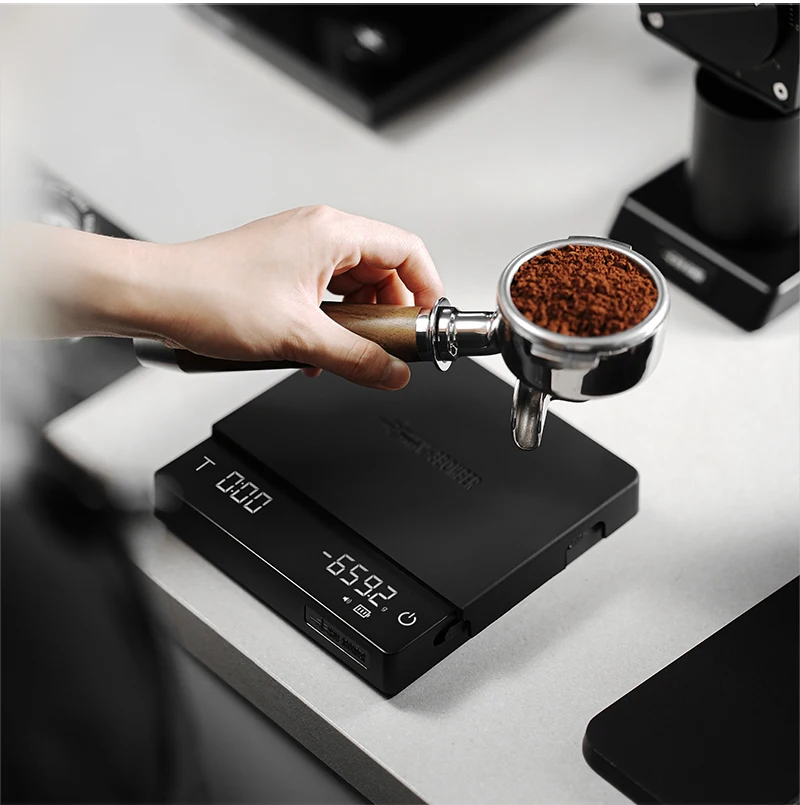 MHW-3BOMBER Cube Coffee Scale 3.0 Pro Max Digital Kitchen Coffee Scale High Precision Flow Rate Big Battery Coffee Accessories