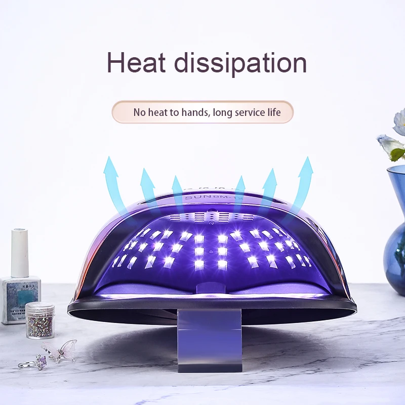 320W LED Nail Dryer Lamp Professional UV Nail Lamp for Nails Manicure 72 Beads Fast Curing Gel Polish Electroplated Drying Lamp