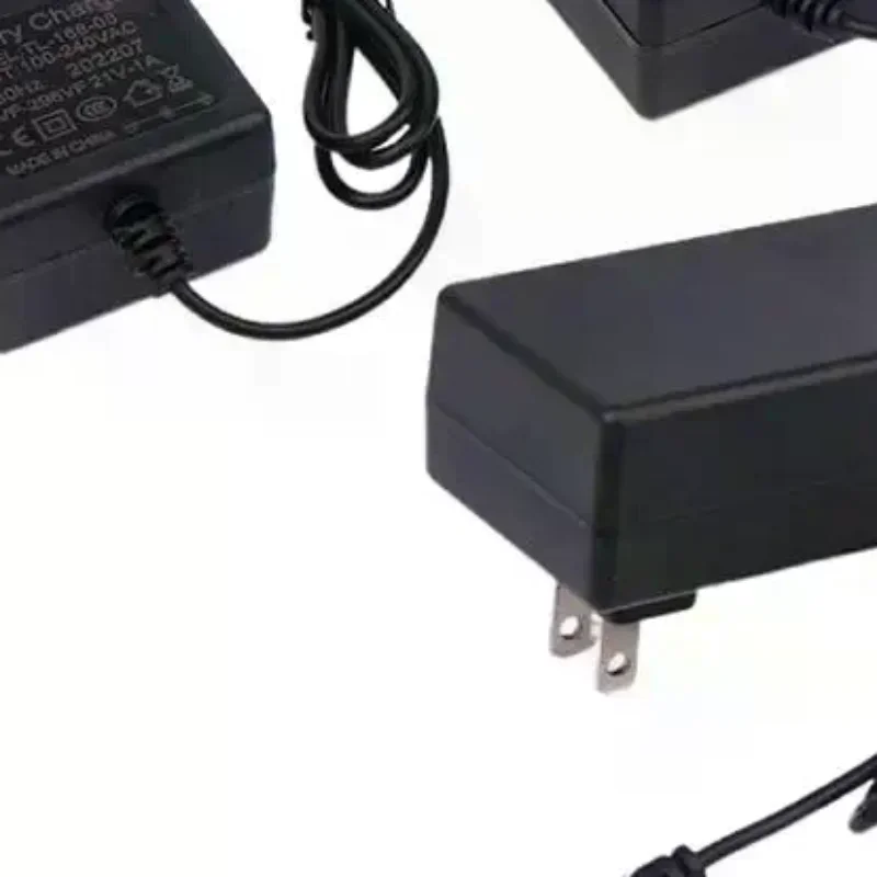 21v Lithium Battery Charger 1A For 18v ​​Electric Drill Intelligent Power Adapter EU US Plug Transformer 5-string Charger