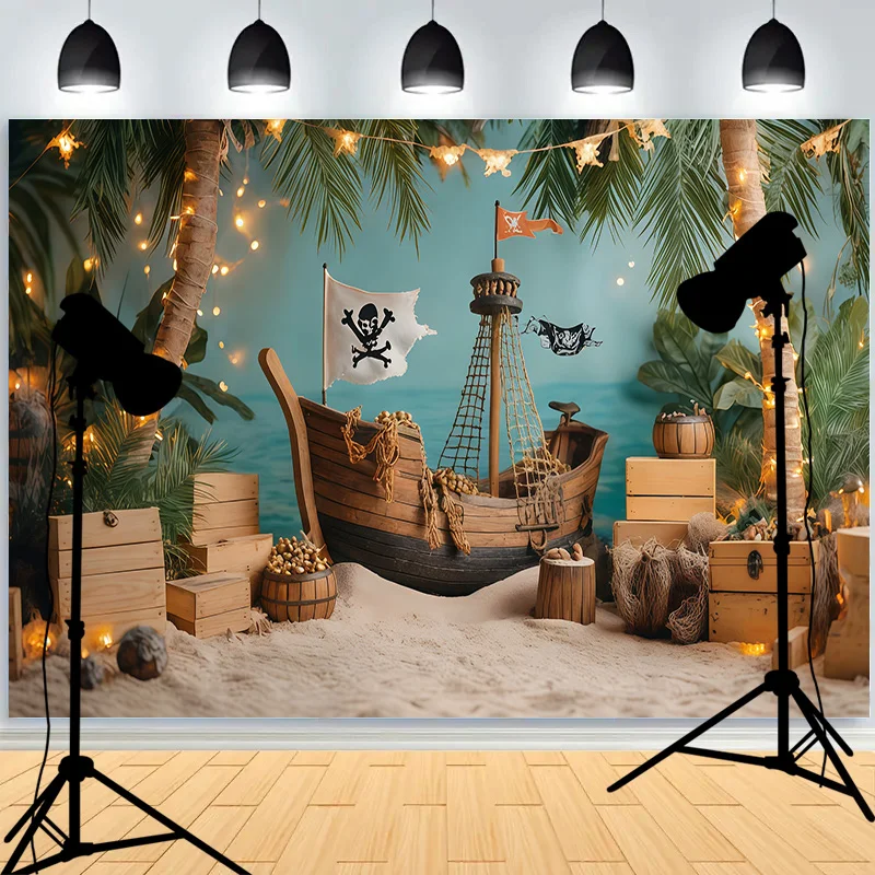 Birthday-Themed Festive Atmosphere Balloons Photography Background Celebratory Scene Portrraits Studio Backdrops AE-87