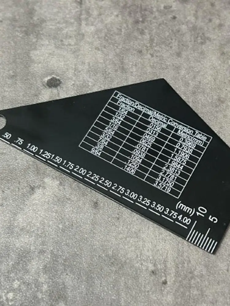 Aluminium Alloy Guitar String Action Gauge Guitar Leveling Durable Guitar String Height Ruler Precise Etched Portable