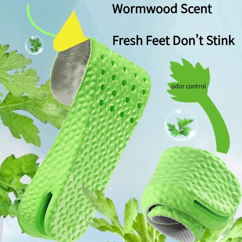 1 زوج وسادة هوائية الارتفاع زيادة النعال تنفس العرق ونعل داخلي مضاد للرائحة نعل ممتص للصدمات للأحذية الرياضية #5