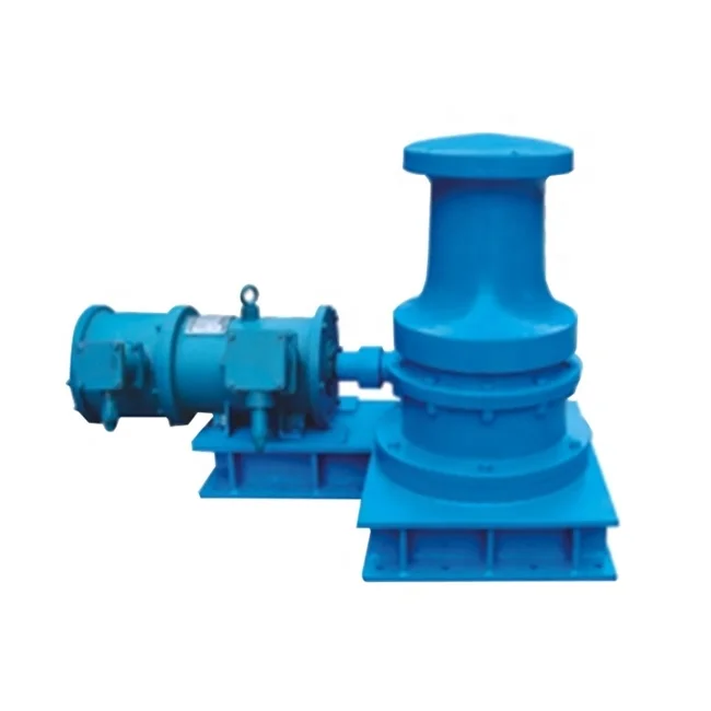 

Marina Ship Boat Yacht Drum Gearbox Winch with Hoist Capstan Wheel 10TON 8 TON Single Double Cable Pulling Machine