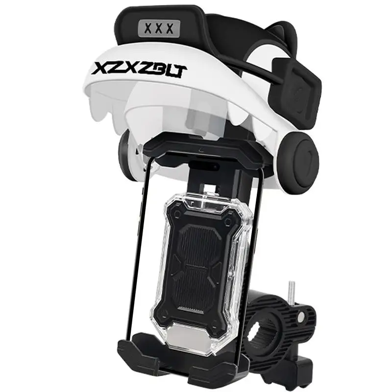 

Rotatable Cycling Phone Holder Motorcycle Scooter Phone Mount Scooter Handlebar Cradle Clip Adjustable 360 Degree Rotate With