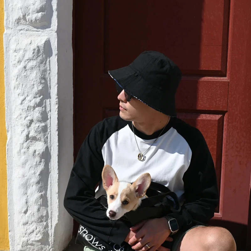 Eimerhut mit großem Kopf und Buchstaben für Männer und Frauen, XL, große Hip-Hop-Kappe, Fischerhut, Sommer-Sonnenhut, Übergröße, Panama – Detail 9