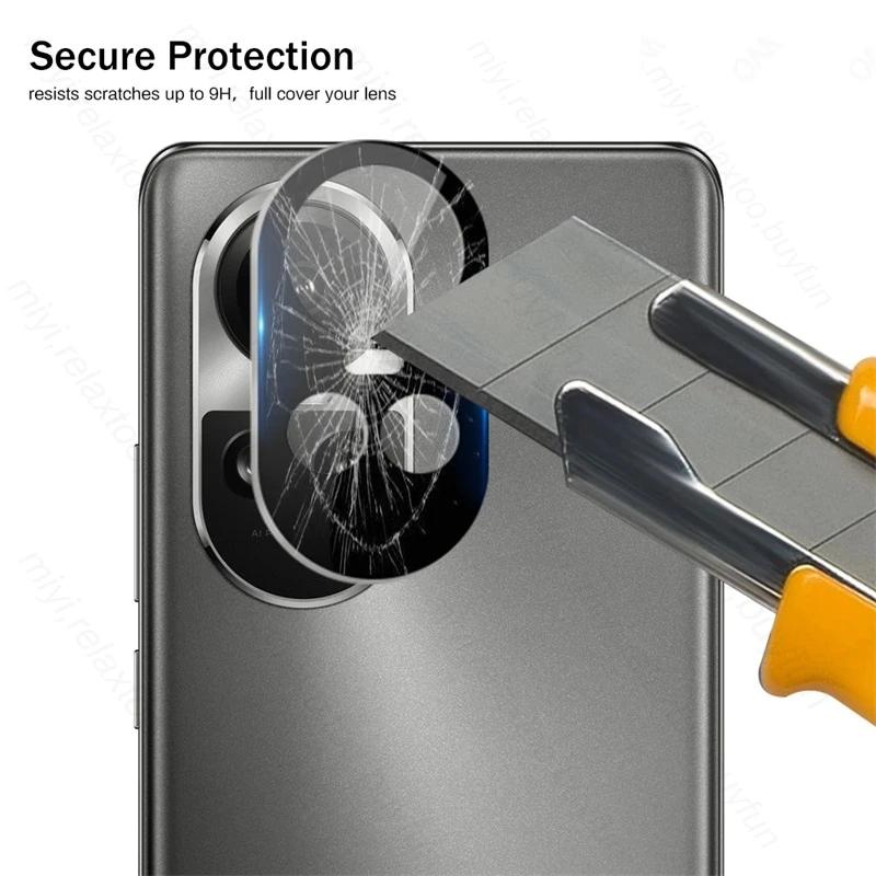 Opo Reno10pro 5G Case 2PCS 3D Curved Camera Lens Protector Tempered Glass Cover For Oppo Reno 10 Reno10 Pro 5G 2023 CPH2525 6.7